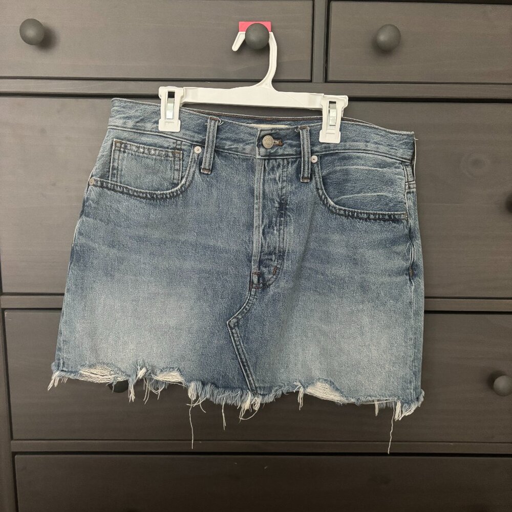 Madewell Denim Mini Skirt